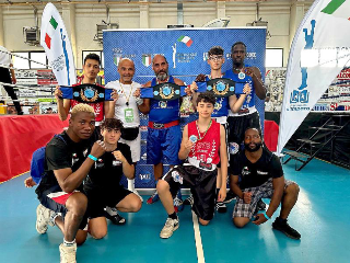 Team Aniello – Boxing Open Space trionfa ai Campionati Italiani di Gym Boxe: due titoli tricolori e cinque medaglie