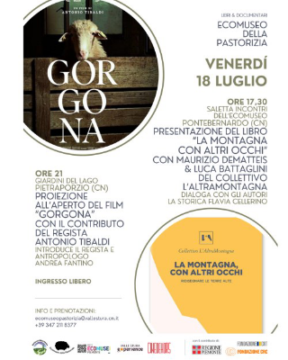 Libri&Cinema nel cuore delle Alpi: venerdì 18 luglio l’appuntamento dell’Ecomuseo della Pastorizia