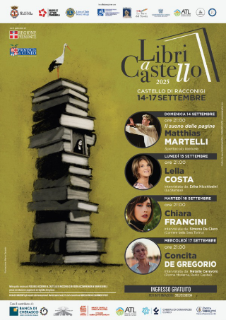 Racconigi - Dal 14 al 17 settembre torna la rassegna “Libri a Castello”