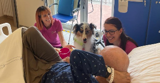 Cuneo, al via il progetto di Pet Therapy “Una zampa sul cuore” all’Ospedale S. Croce e Carle