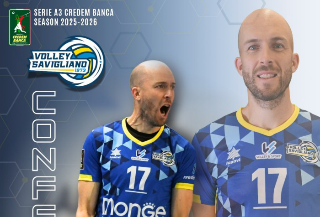 Volley Savigliano - Francesco Dutto sarà ancora capitano